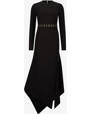 Roberto Cavalli Just Cavalli Asymmetric Hem Dress - Black