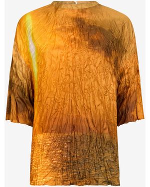 Roberto Cavalli Sunset Print T-Shirt - Orange