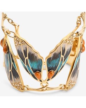 Roberto Cavalli Bracciale Butterfly Oro - Metallizzato