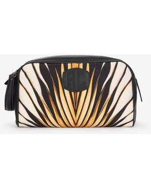 Roberto Cavalli Nécessaire Con Stampa Ray Of - Multicolore
