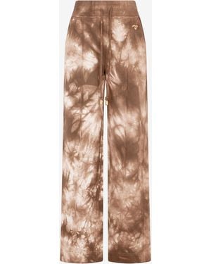 Roberto Cavalli Pantalones Acampanados Tie Dye - Neutro
