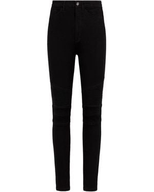 Roberto Cavalli Rc Monogram Skinny Jeans - Black