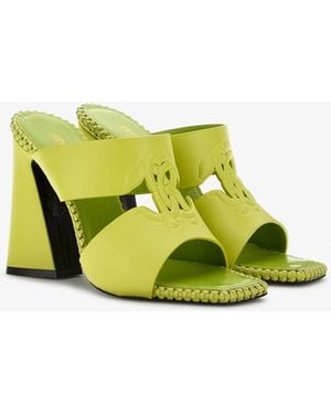 Roberto Cavalli Sandals With Monogram Mirror Snake - Multicolor