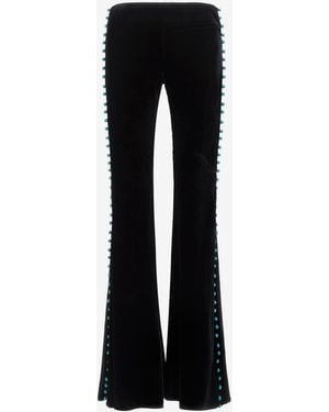 Roberto Cavalli Flared Trousers - Black