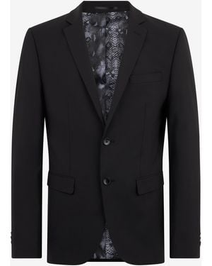 Roberto Cavalli Wool Suit - Black