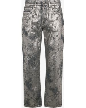 Roberto Cavalli Monogram Trousers - Grey