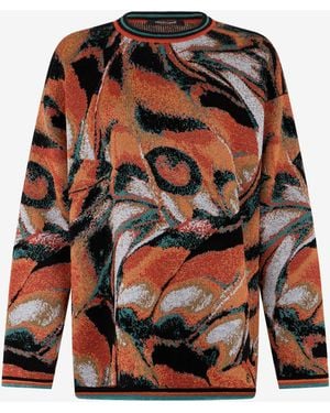 Roberto Cavalli Butterfly Print Sweater - Multicolor