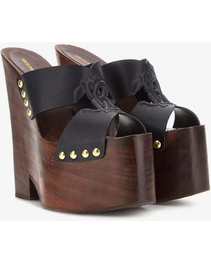 Roberto Cavalli Rc Monogram Sandals - Black