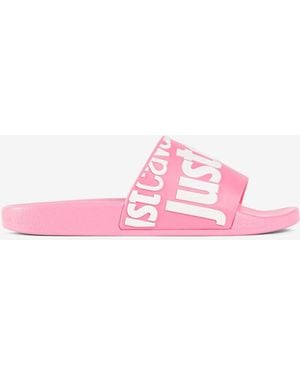 Roberto Cavalli Just Cavalli Logo Slides - Pink