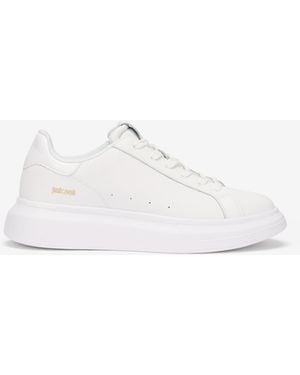 Roberto Cavalli Leather Trainers - Multicolour