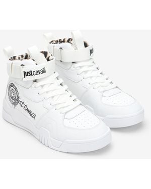 Roberto Cavalli High Top Sneakers - White