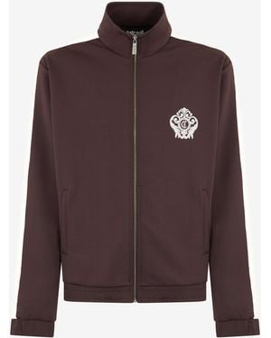 Roberto Cavalli Zip Hoodie - Brown