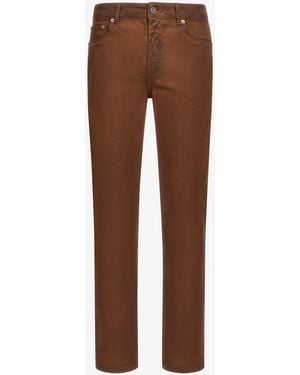 Roberto Cavalli Straight Jeans - Brown