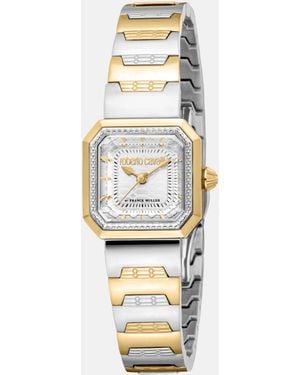 Roberto Cavalli By Franck Muller Herrenuhr - Weiß
