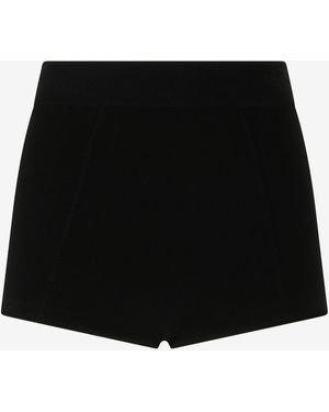 Roberto Cavalli High-Rise Shorts - Black