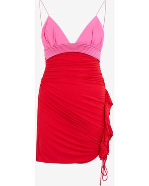 Roberto Cavalli And Mini Dress - Red