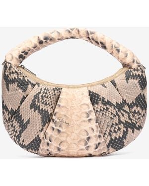 Roberto Cavalli Small Venezia Bag With Print - Multicolour