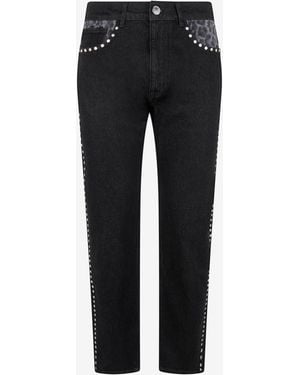 Roberto Cavalli Denim Pants Denim Pants Studs - Black