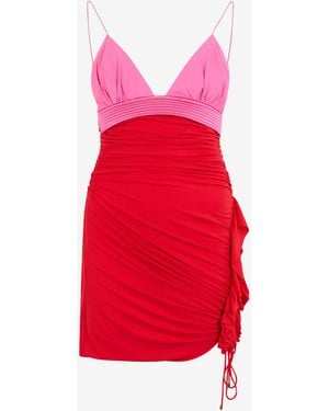Roberto Cavalli And Mini Dress - Red