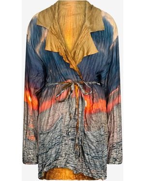 Roberto Cavalli Sunrise Print Jacket - Multicolor