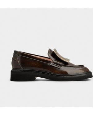 Roger Vivier Viv' Rangers Loafers - White