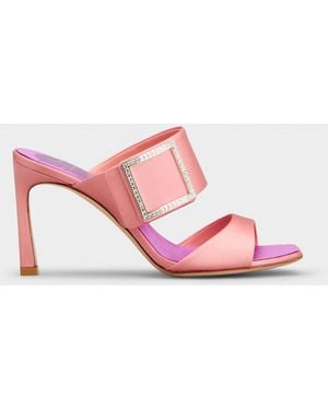 Roger Vivier Trompette Mules - Pink