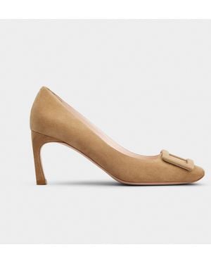 Roger Vivier Trompette Court Shoes - Natural