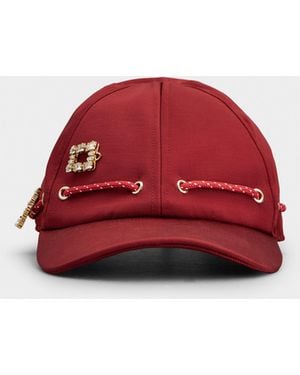 Roger Vivier Très Vivier Baseball Cap - Red