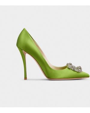 Roger Vivier Efflorescence Pumps - Green