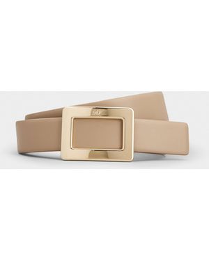 Roger Vivier Belle Vivier Belt - Natural