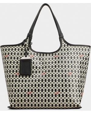 Roger Vivier Grand Vivier Medium Shopping Bag - Black