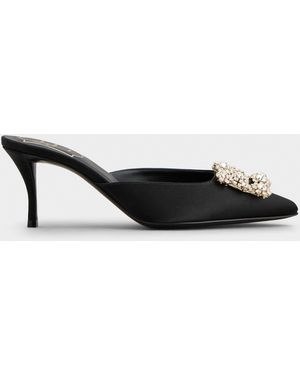 Roger Vivier Efflorescence Mules - White