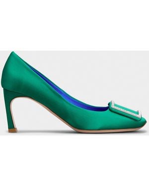 Roger Vivier Trompette Court Shoes - Green