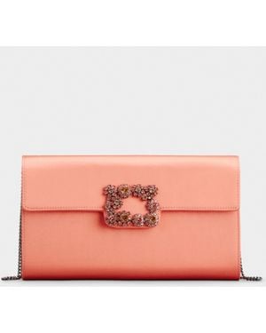 Roger Vivier Pochette Efflorescence - Rose