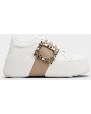 Roger Vivier Viv' Skate Trainers - White