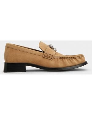Roger Vivier Viv' Rangers Loafers - White