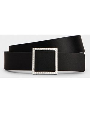 Roger Vivier Trompette Belt - White