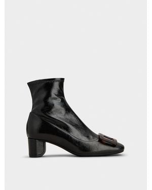 Roger Vivier Stretch U Look Booties - Black