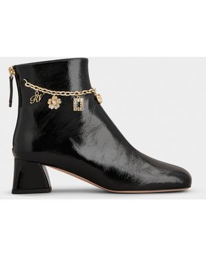 Roger Vivier Très Vivier Booties - Black