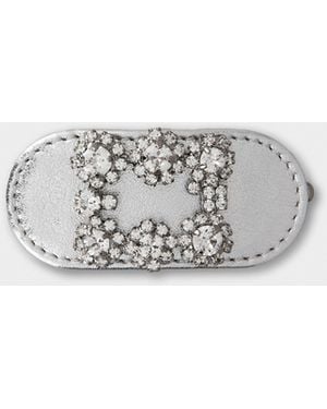 Roger Vivier Efflorescence Hair Clip - Grey