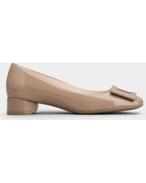 Roger Vivier Ballerinas - Natural