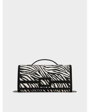 Roger Vivier Belle Vivier Clutch - Black