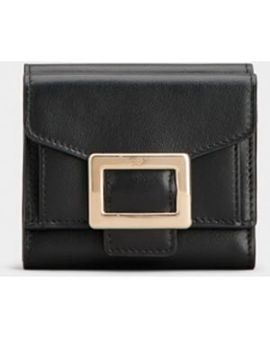Roger Vivier Cartera belle vivier en piel - Blanco