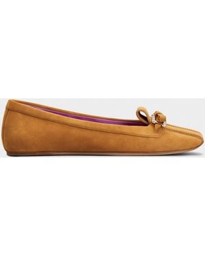 Roger Vivier Virgule Ballerinas - White
