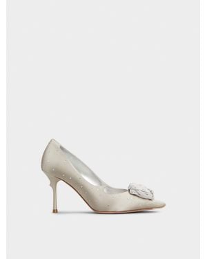 Roger Vivier Rose Vivier Court Shoes - White