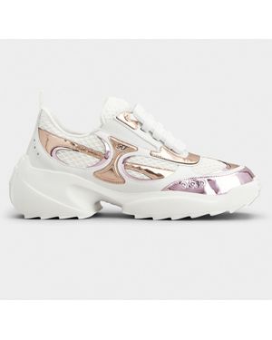 Roger Vivier Viv' On The Run Trainers - Natural