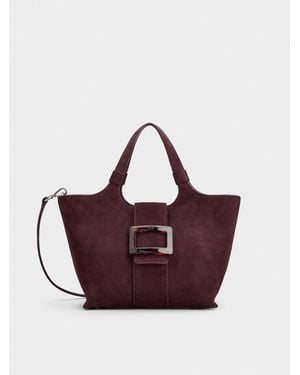 Roger Vivier Belle Vivier Mini Shopping Bag - Pink