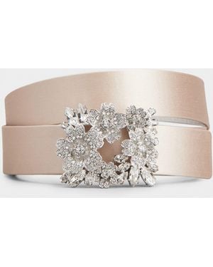 Roger Vivier Efflorescence Belt - Natural