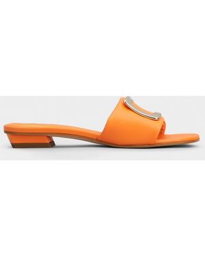 Roger Vivier Belle Vivier Mules - Orange