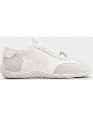 Roger Vivier Viv Low Trainers - Natural